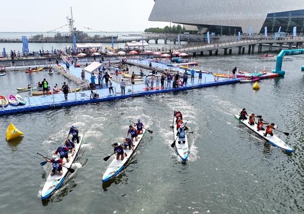 2023环中国天海风桨必赢app官网板皮划艇赛天津成功举办(图1)